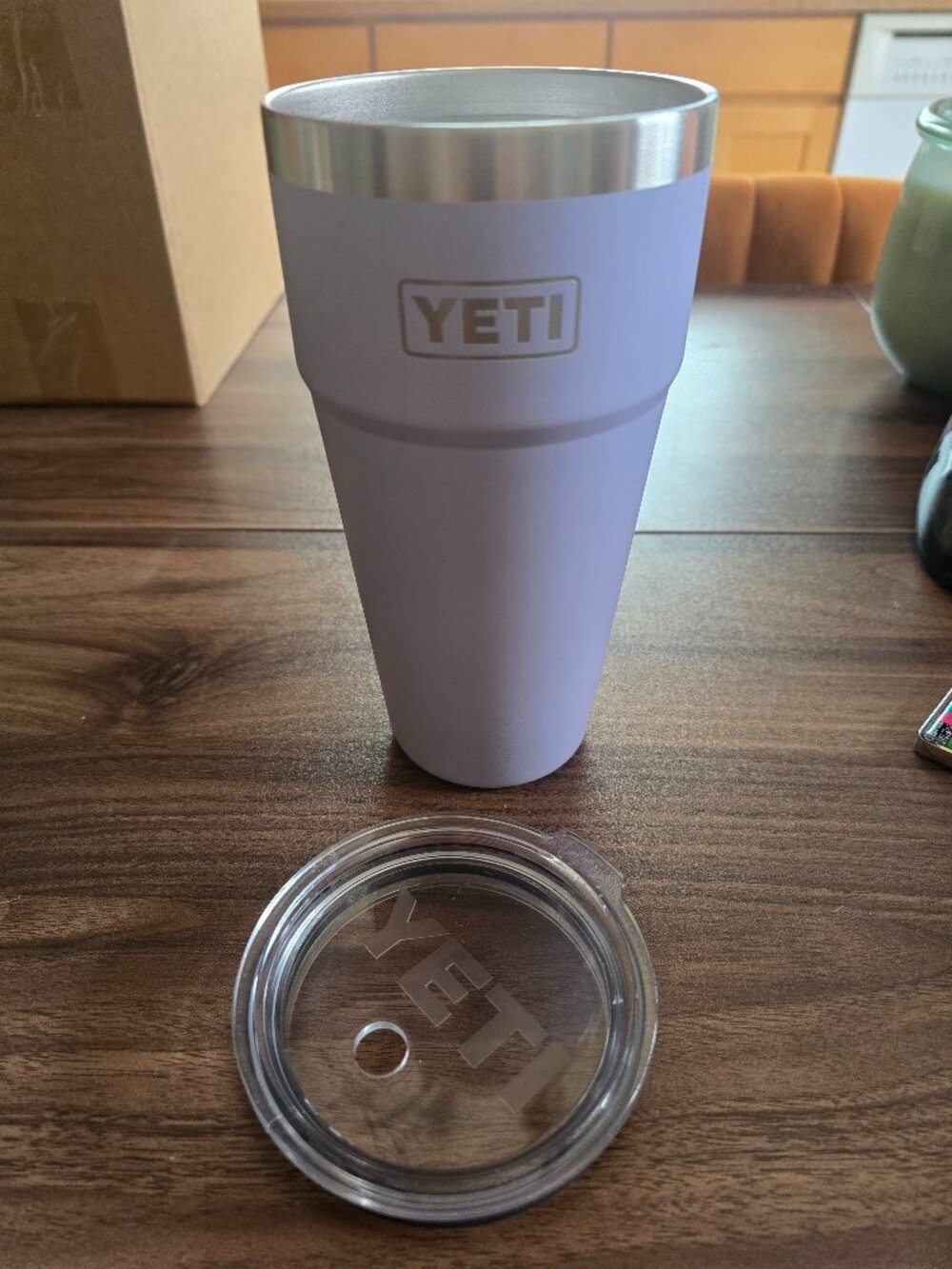 Yeti Two Coral Orange and Lavender Tumbler and Mug
